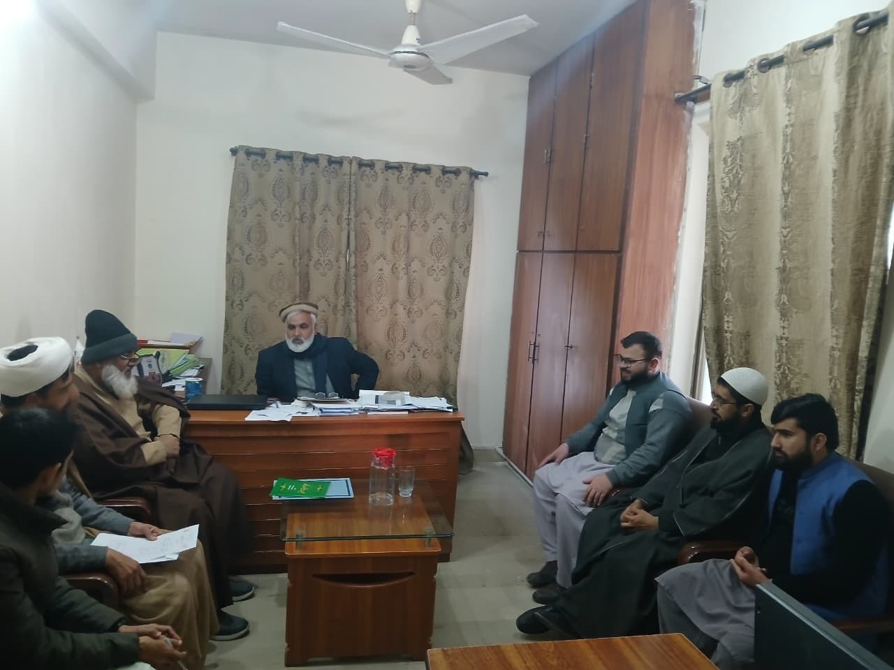 مجمع المدارس کے انتظامی ڈھانچے کا اجلاس